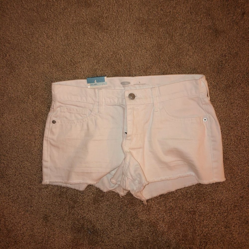 Gap White Denim Shorts